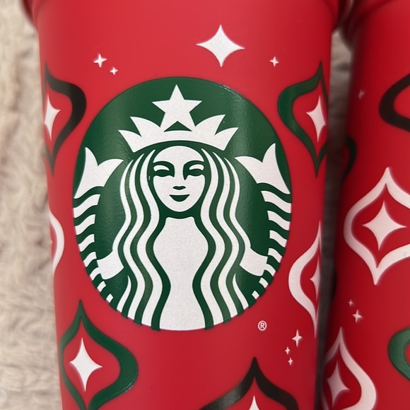 Bundle of 4 Starbucks holiday reusable cups and lids, 2023, new condition - Picture 9 of 16